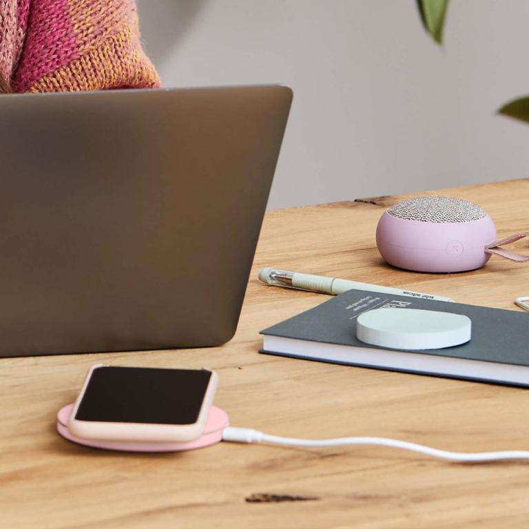 kreafunk wicharge 2 wireless qi charger 15w dusty rose