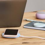 kreafunk wicharge 2 wireless qi charger 15w cloudy blue