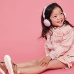 kreafunk kids buzz junior bluetooth headphones dusty rose