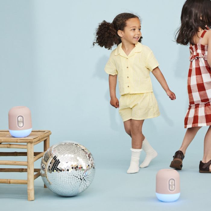 kreafunk kids glowie bluetooth speaker w/ light dusty rose kreafunk kids glowie bluetooth speaker w/ light dusty rose