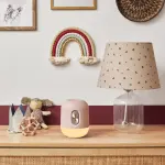 kreafunk kids glowie bluetooth speaker w/ light dusty rose