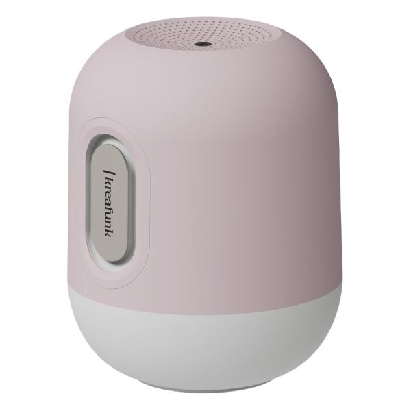 kreafunk kids glowie bluetooth speaker w/ light dusty rose