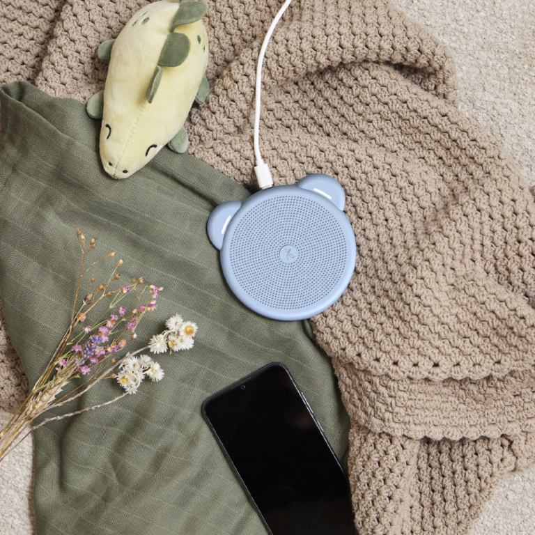 kreafunk kids paddy wireless qi charger 15w cloudy blue