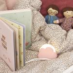 kreafunk kids cloudy lamp dusty rose