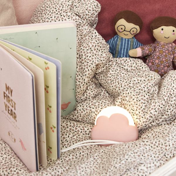 kreafunk kids cloudy lamp dusty rose