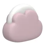 kreafunk kids cloudy lamp dusty rose