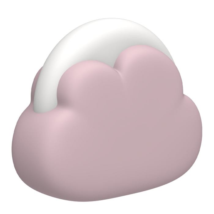 kreafunk kids cloudy lamp dusty rose kreafunk kids cloudy lamp dusty rose