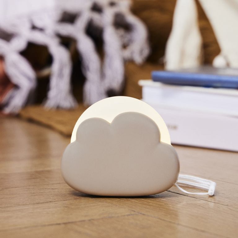 kreafunk kids cloudy lamp ivory sand