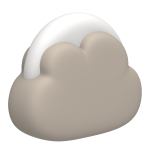 kreafunk kids cloudy lamp ivory sand