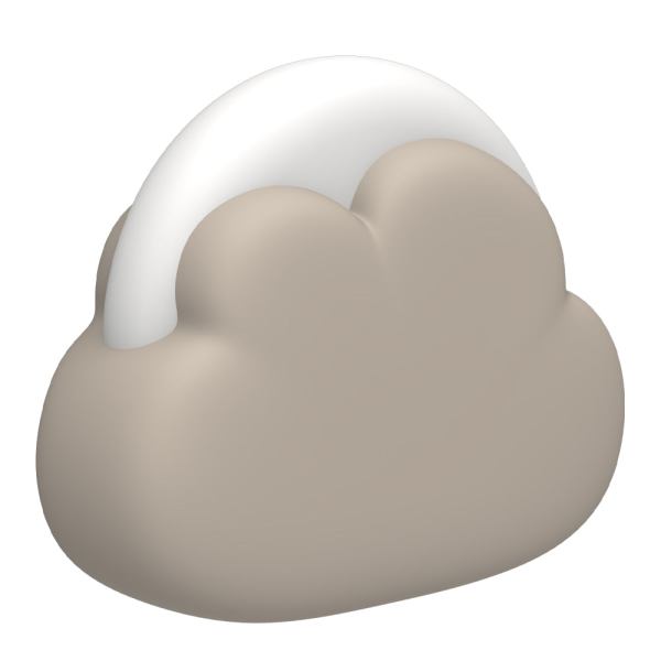 kreafunk kids cloudy lamp ivory sand