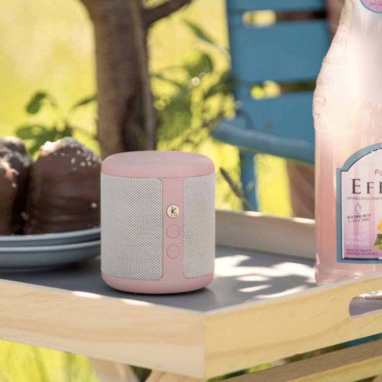 kreafunk karl bluetooth speaker dusty rose