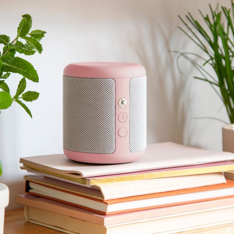 kreafunk karl bluetooth speaker dusty rose