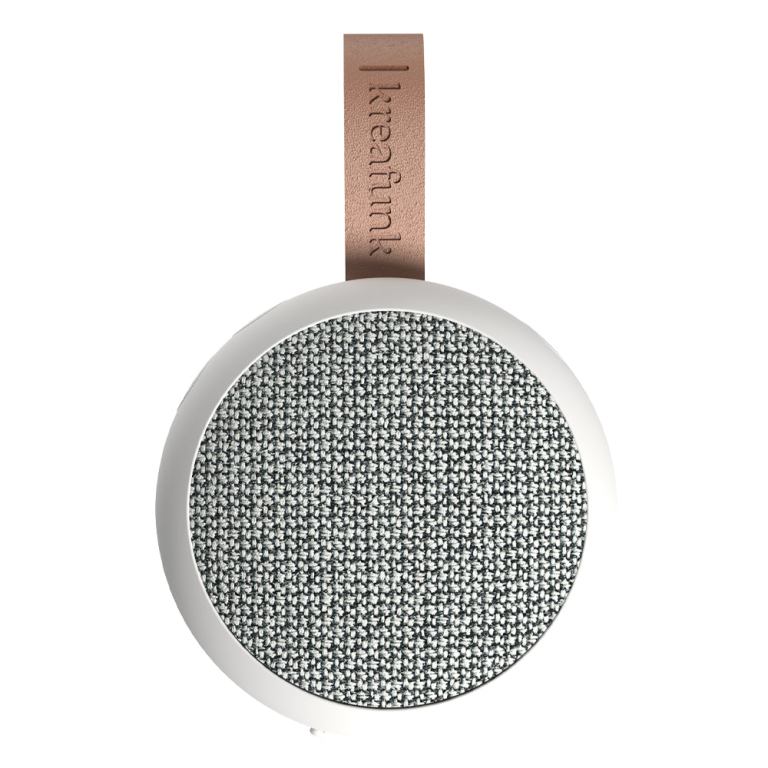 kreafunk ago 2 fabric bluetooth speaker white