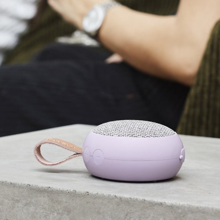 kreafunk ago 2 fabric bluetooth speaker calm purple