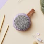 kreafunk ago 2 fabric bluetooth speaker calm purple