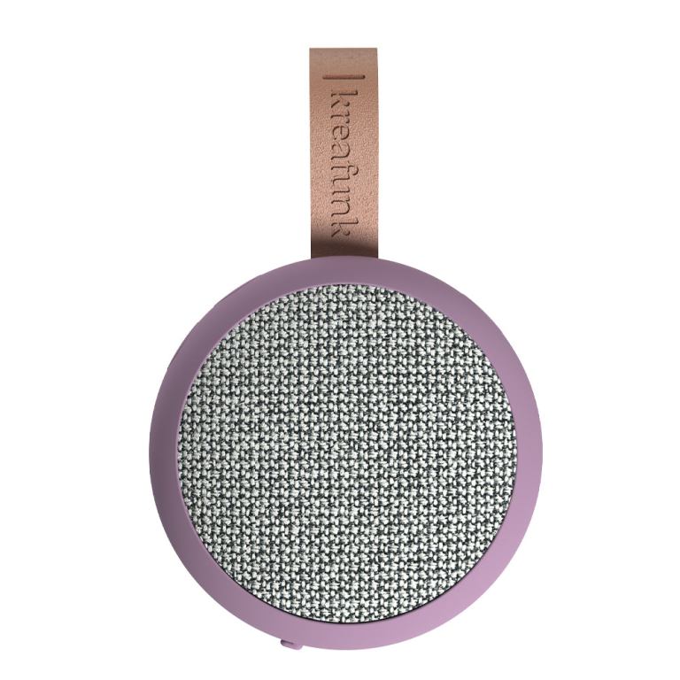 kreafunk ago 2 fabric bluetooth speaker calm purple