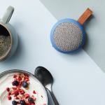 kreafunk ago 2 fabric bluetooth speaker river blue