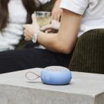 kreafunk ago 2 fabric bluetooth speaker river blue