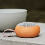 kreafunk ago 2 fabric bluetooth speaker dusty orange