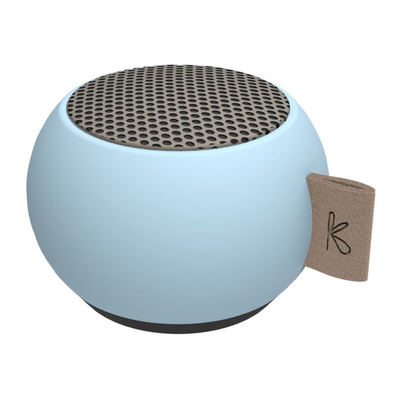 kreafunk ago mini bluetooth speaker cloudy blue