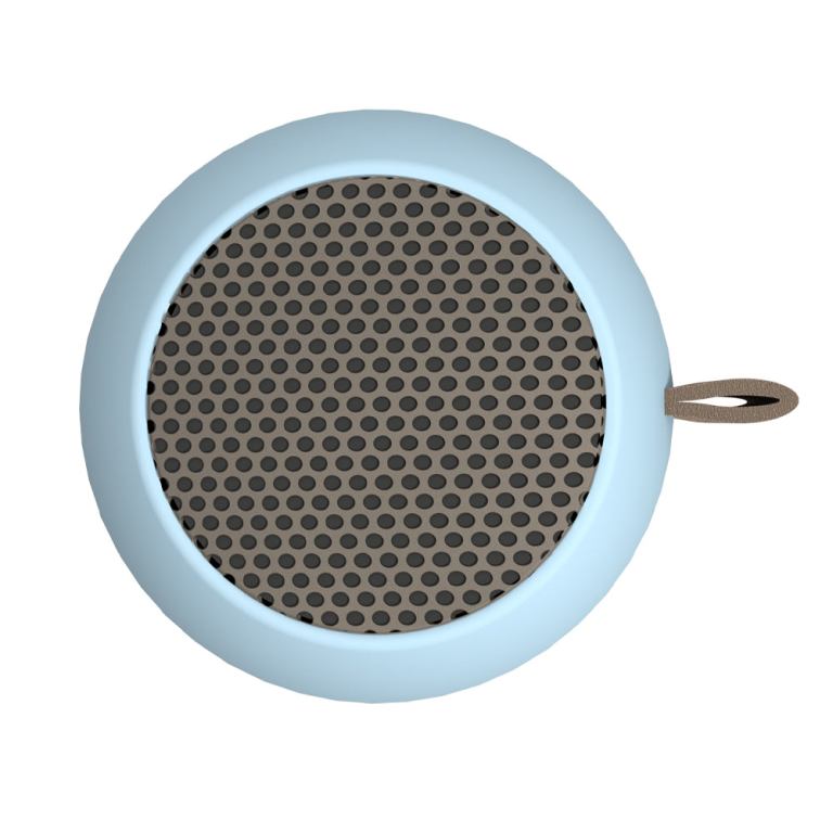 kreafunk ago mini bluetooth speaker cloudy blue