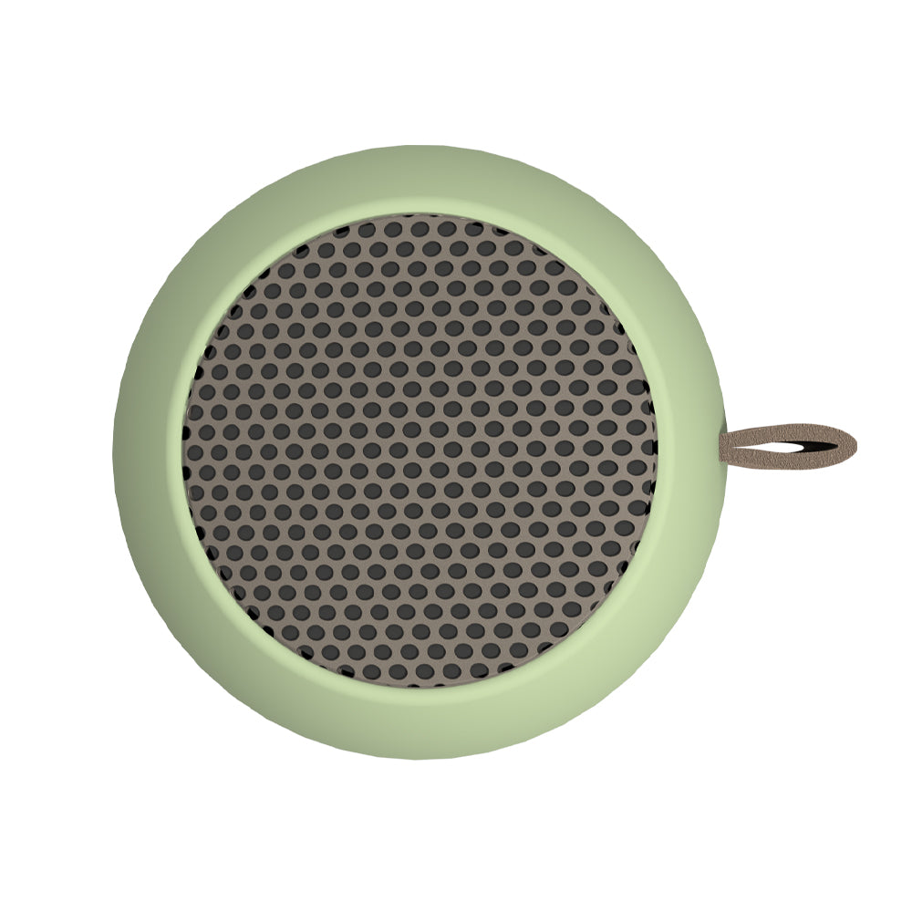 kreafunk ago mini bluetooth speaker dusty green