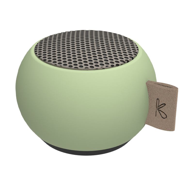 kreafunk ago mini bluetooth speaker dusty green