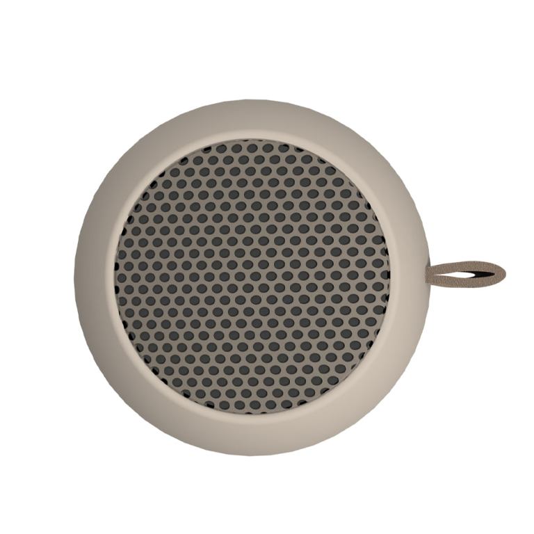 kreafunk ago mini bluetooth speaker ivory sand