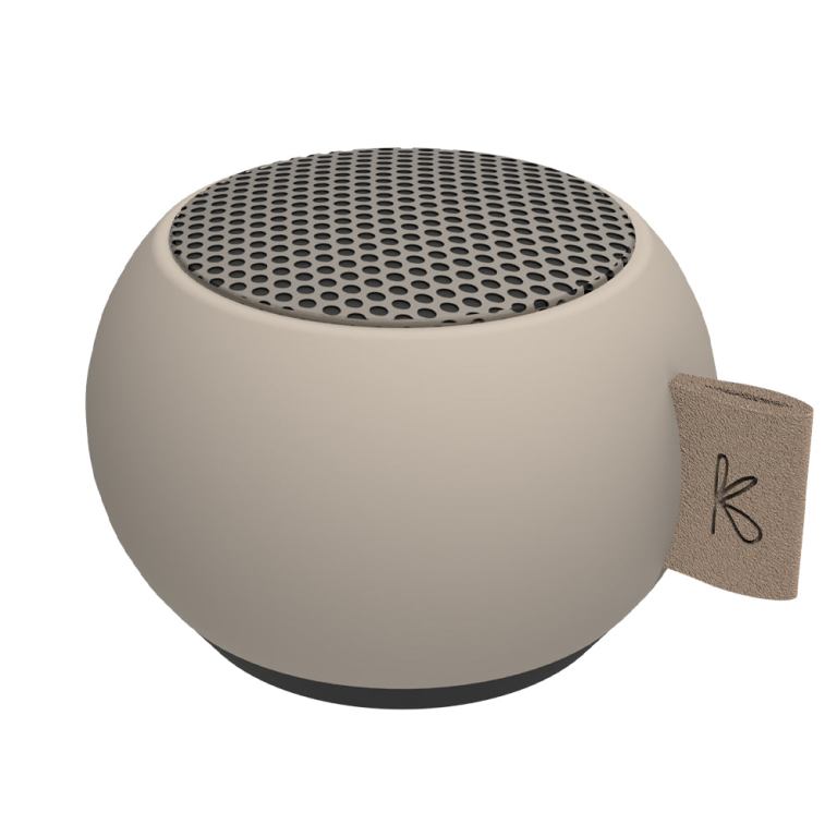 kreafunk ago mini bluetooth speaker ivory sand