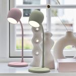 kreafunk ellie lamp w/ qi charger and bluetooth speaker dusty rose kreafunk ellie lamp w/ qi charger and bluetooth speaker dusty rose