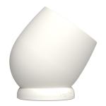 kreafunk bell alarm clock white