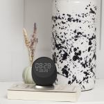 kreafunk bell alarm clock black