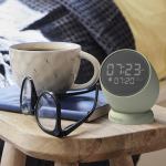 kreafunk bell alarm clock dusty olive
