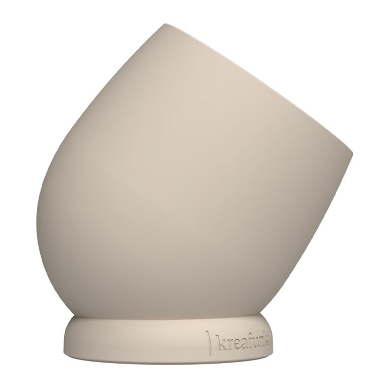 kreafunk bell alarm clock ivory sand