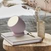 kreafunk beam lamp, portable and rechargeable dusty rose
