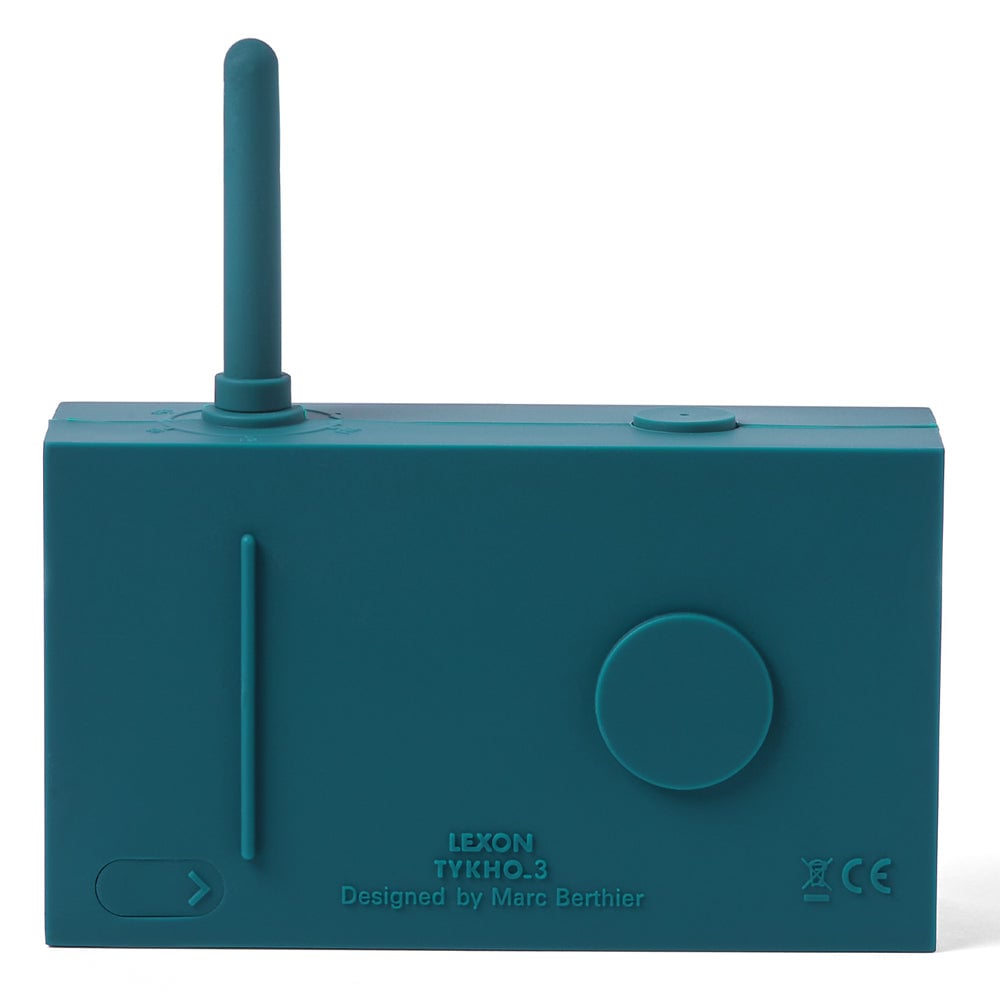 lexon thykho 3 fm radio & bluetooth speaker duck blue