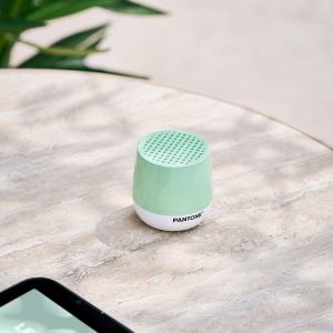 lexon mino+ mini bluetooth speaker pantone green