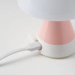 lexon mina m medium portable led lamp pantone rose pink