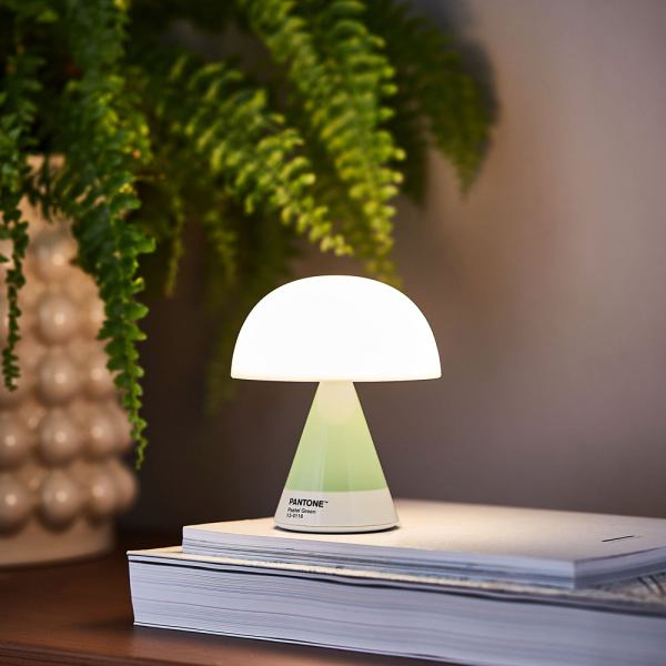 lexon mina m medium portable led lamp pantone green lexon mina m medium portable led lamp pantone green