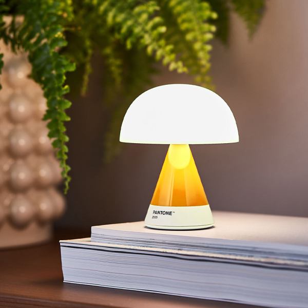 lexon mina m medium portable led lamp pantone yellow lexon mina m medium portable led lamp pantone yellow