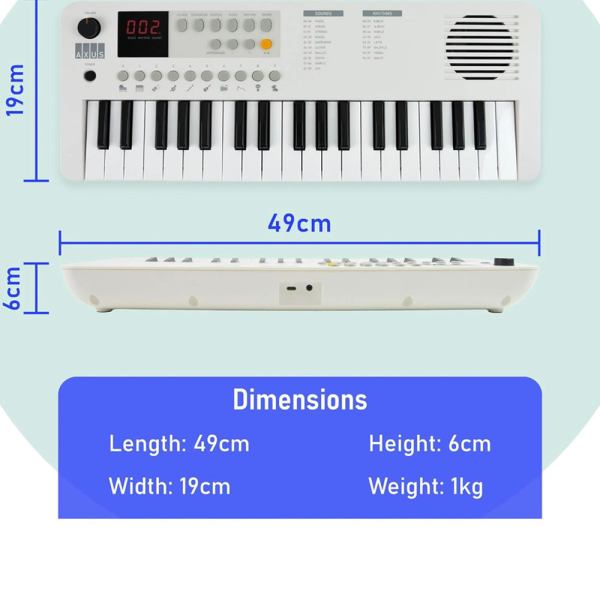 axus mini keyboard 37 key keyboard white axus mini keyboard 37 key keyboard white