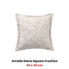 bianca ameila stone square filled cushion 43 x 43cm bianca ameila stone square filled cushion 43 x 43cm