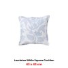 bianca laurieton white coordinate square filled cushion 43 x 43cm