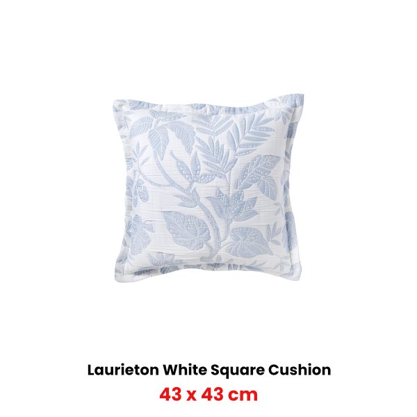 bianca laurieton white coordinate square filled cushion 43 x 43cm bianca laurieton white coordinate square filled cushion 43 x 43cm