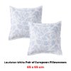bianca pair of laurieton white european pillowcases 65 x 65cm bianca pair of laurieton white european pillowcases 65 x 65cm