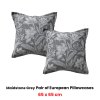 bianca pair of maidstone grey european pillowcases 65 x 65cm bianca pair of maidstone grey european pillowcases 65 x 65cm
