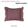 kaat amsterdam jonine lilac square filled cushion 45cm x 45cm