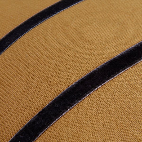 kaat amsterdam myron brown stripe square filled cushion 40cm x 40cm kaat amsterdam myron brown stripe square filled cushion 40cm x 40cm