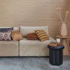kaat amsterdam myron brown stripe square filled cushion 40cm x 40cm kaat amsterdam myron brown stripe square filled cushion 40cm x 40cm