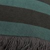 kaat amsterdam viggo green stripe square filled cushion 45cm x 45cm kaat amsterdam viggo green stripe square filled cushion 45cm x 45cm